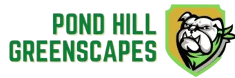 Pond Hill Greenscapes wordmark logo in green on a white background.